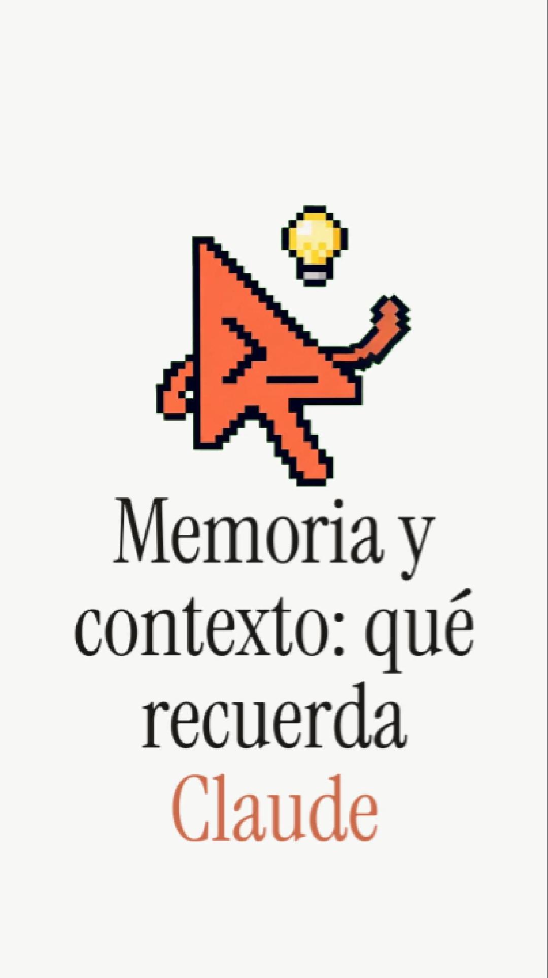 Memoria de Claude activar dejar de repetir contexto