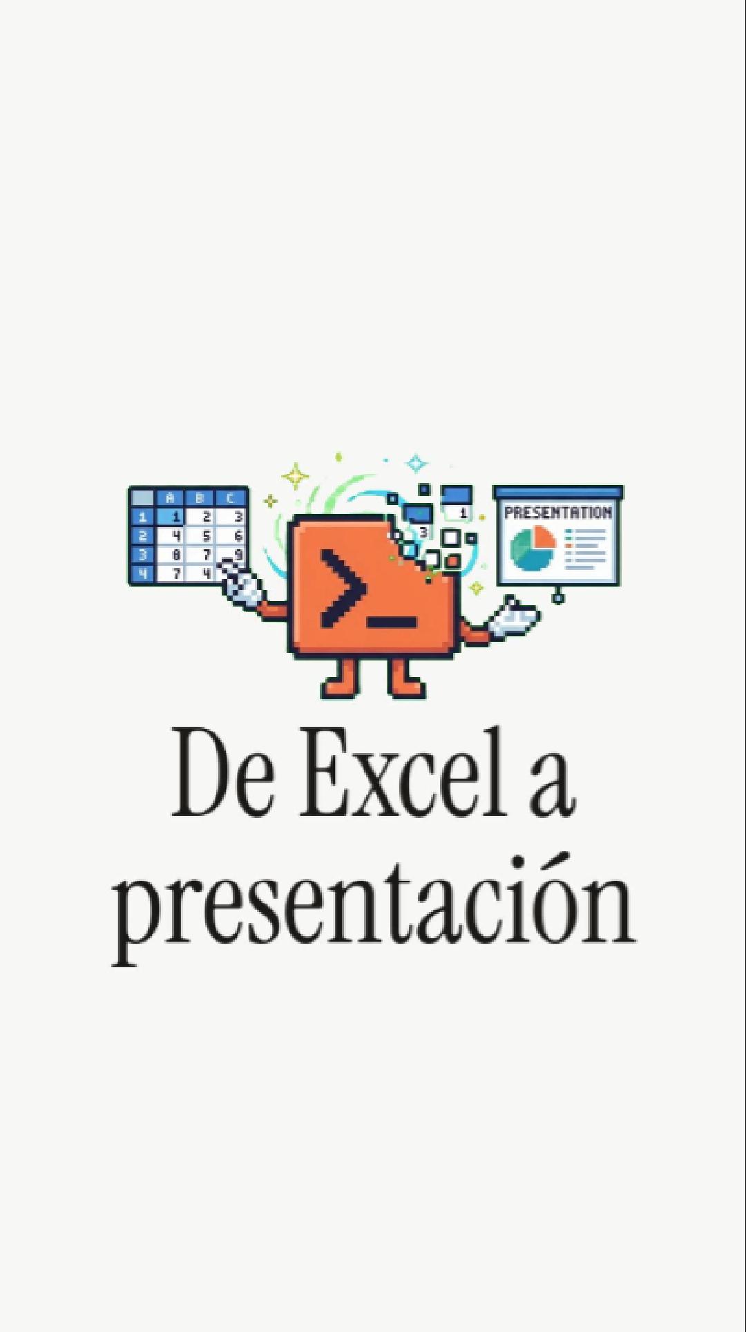 De Excel a PowerPoint con Claude Code gráficas slides trimestre